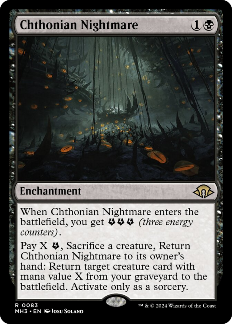 Chthonian Nightmare [Modern Horizons 3] | Card Merchant Takapuna