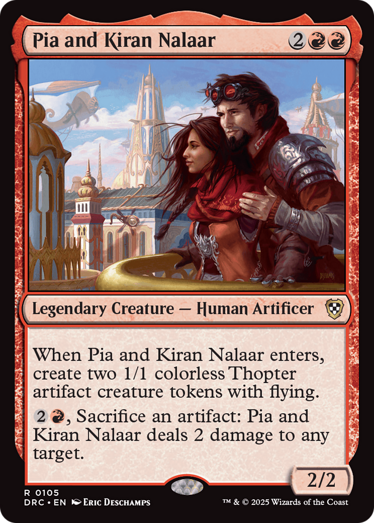 Pia and Kiran Nalaar [Aetherdrift Commander] | Card Merchant Takapuna