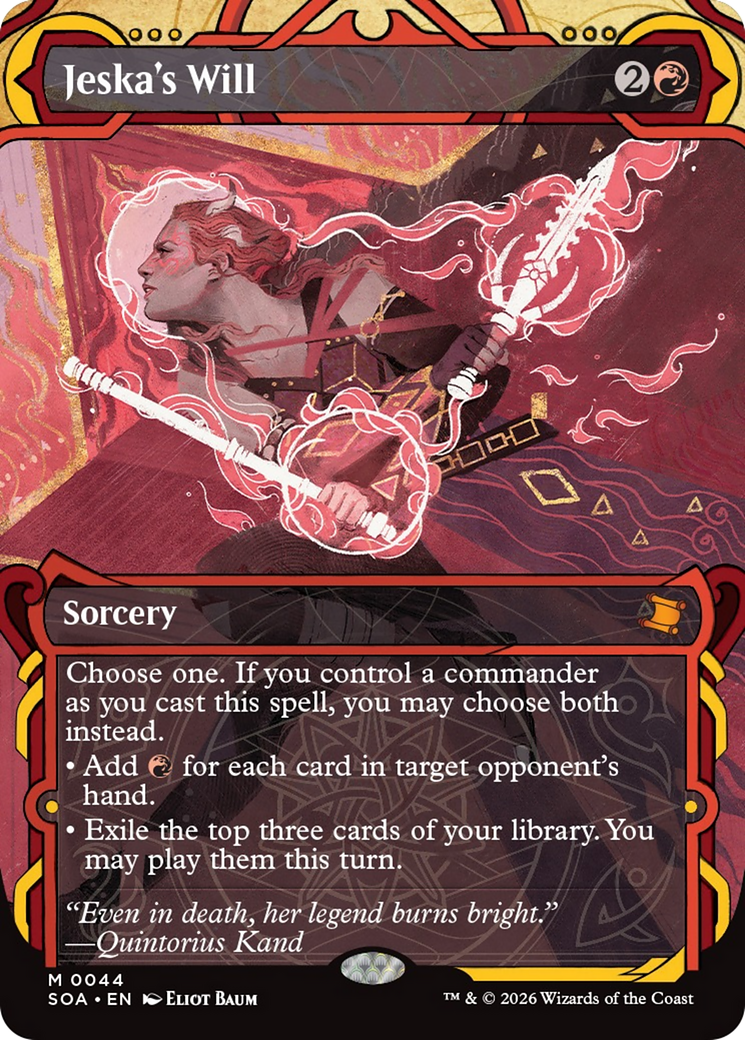 Jeska's Will [Secrets of Strixhaven: Mystical Archive] | Card Merchant Takapuna