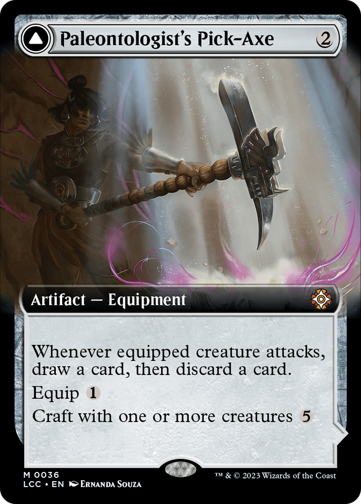 Paleontologist's Pick-Axe (Extended Art) [The Lost Caverns of Ixalan Commander] | Card Merchant Takapuna