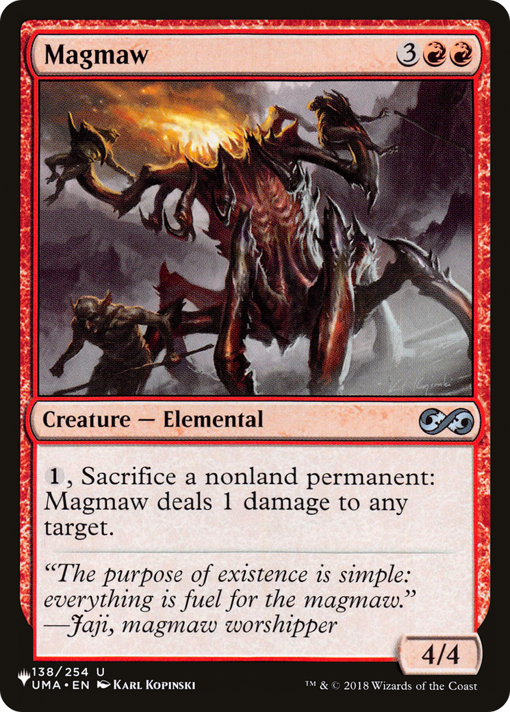 Magmaw [The List] | Card Merchant Takapuna