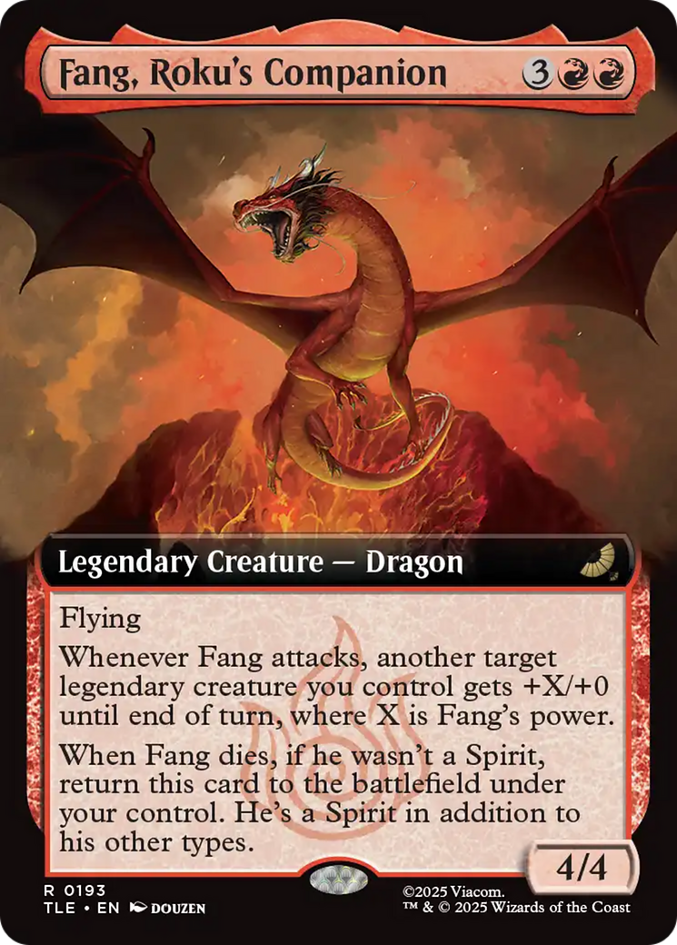 Fang, Roku's Companion (Extended Art) [Avatar: The Last Airbender: Eternal-Legal] | Card Merchant Takapuna