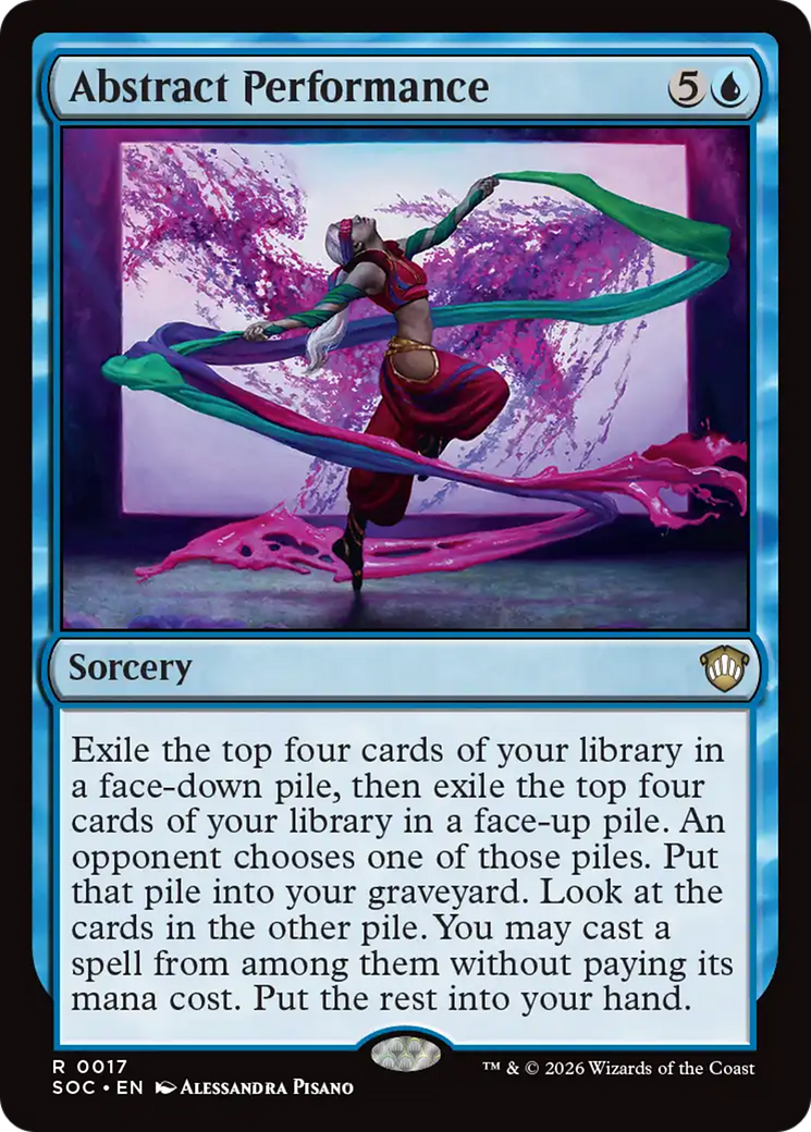 Abstract Performance [Secrets of Strixhaven Commander] | Card Merchant Takapuna