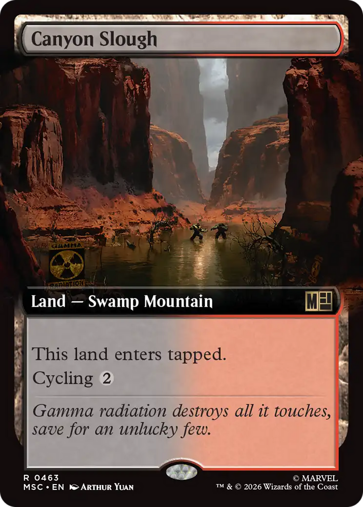 Canyon Slough (Extended Art) [Marvel Super Heroes Commander] | Card Merchant Takapuna
