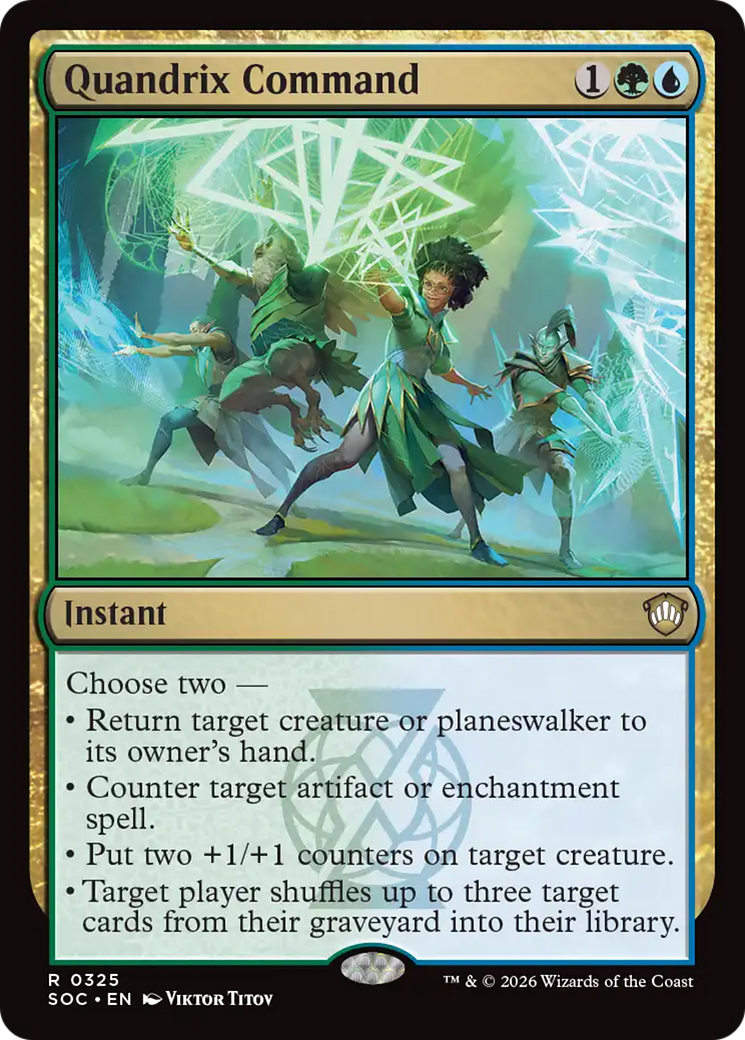 Quandrix Command [Secrets of Strixhaven Commander] | Card Merchant Takapuna