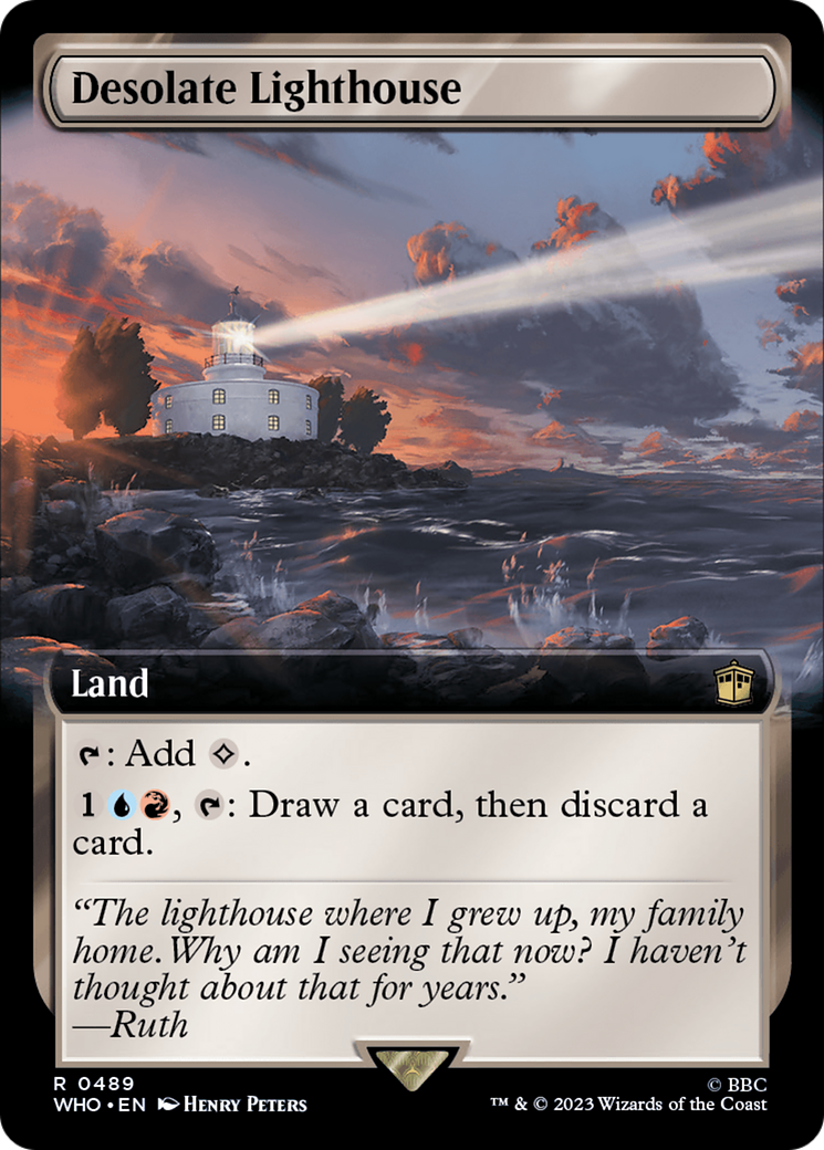 Desolate Lighthouse (Extended Art) [Doctor Who] | Card Merchant Takapuna