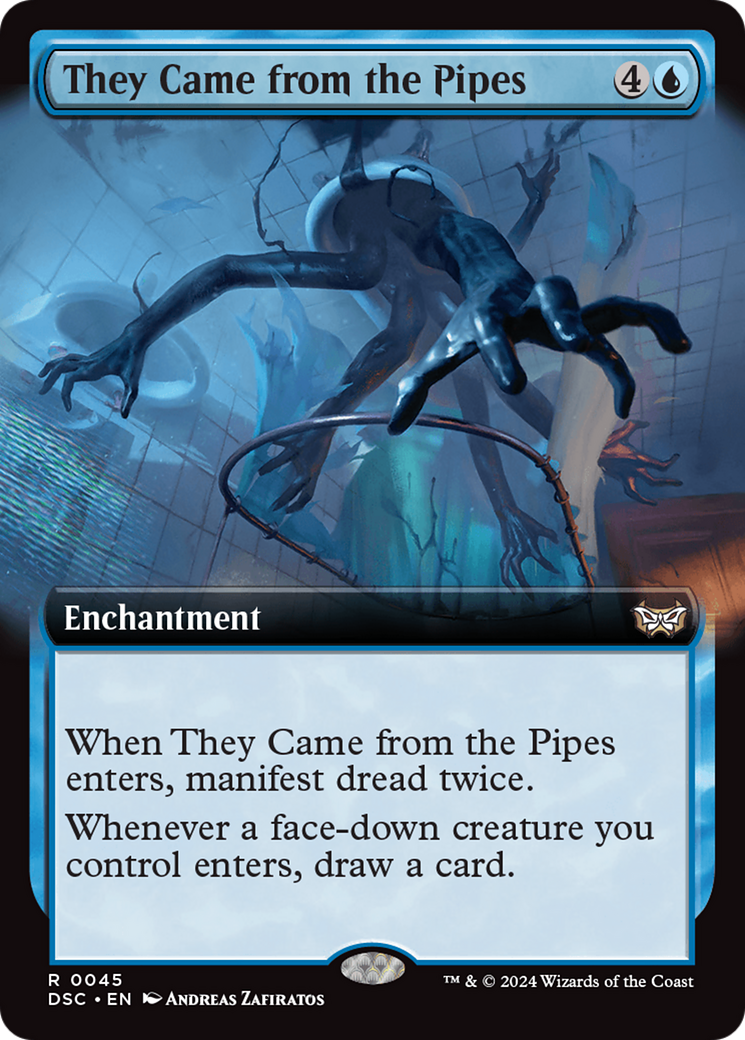 They Came from the Pipes (Extended Art) [Duskmourn: House of Horror Commander] | Card Merchant Takapuna