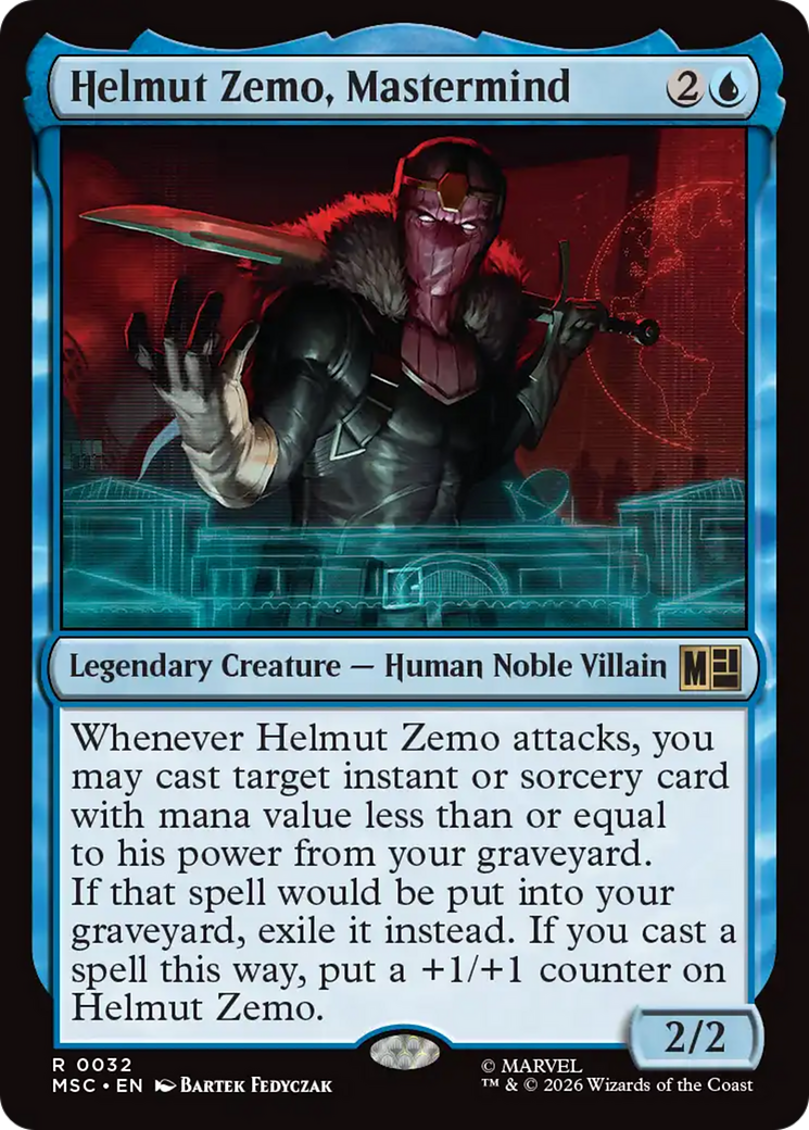 Helmut Zemo, Mastermind [Marvel Super Heroes Commander] | Card Merchant Takapuna