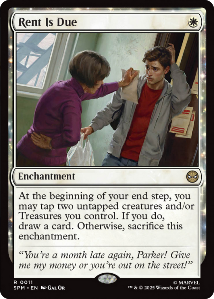 Rent Is Due [Marvel's Spider-Man] | Card Merchant Takapuna