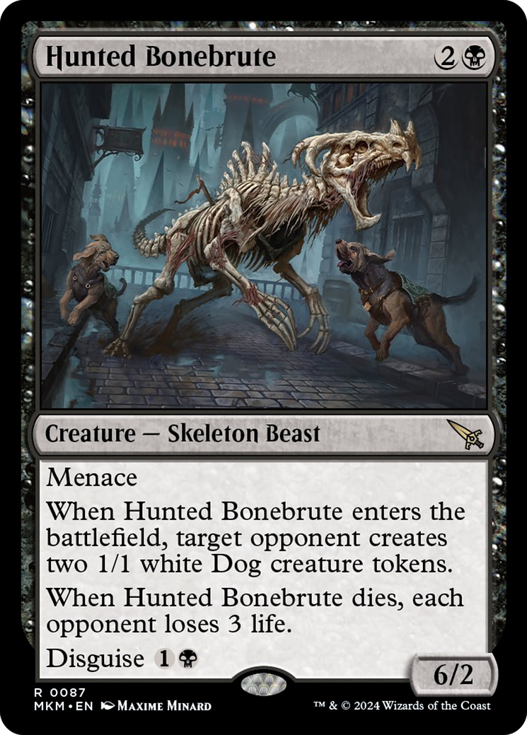 Hunted Bonebrute [Murders at Karlov Manor] | Card Merchant Takapuna