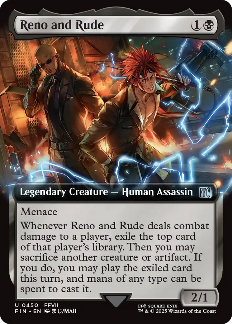 Reno and Rude (Extended Art) [FINAL FANTASY] | Card Merchant Takapuna