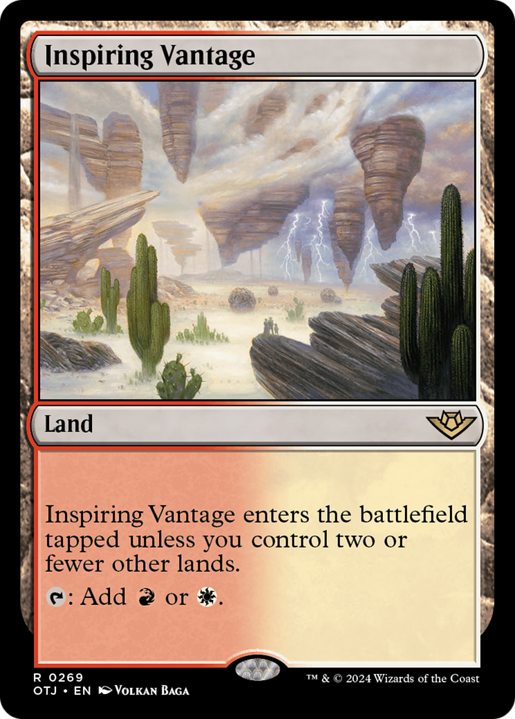 Inspiring Vantage [Outlaws of Thunder Junction] | Card Merchant Takapuna