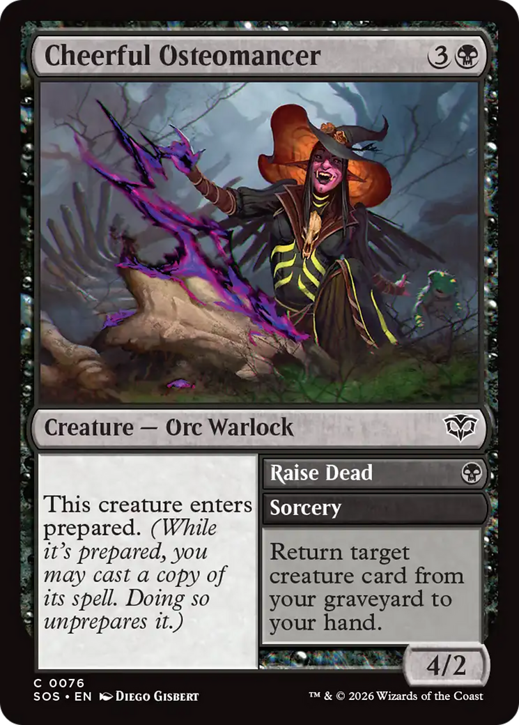 Cheerful Osteomancer [Secrets of Strixhaven] | Card Merchant Takapuna