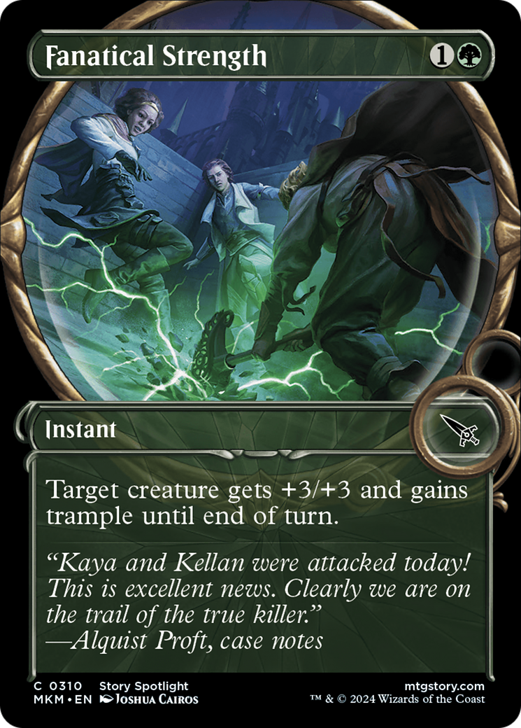 Fanatical Strength (Showcase) [Murders at Karlov Manor] | Card Merchant Takapuna