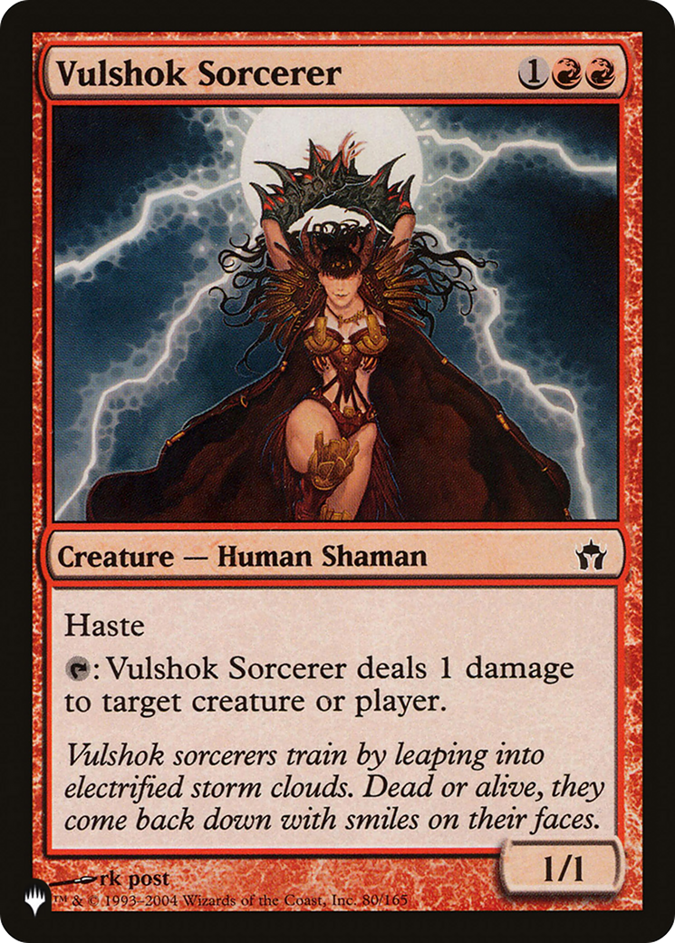 Vulshok Sorcerer [The List] | Card Merchant Takapuna
