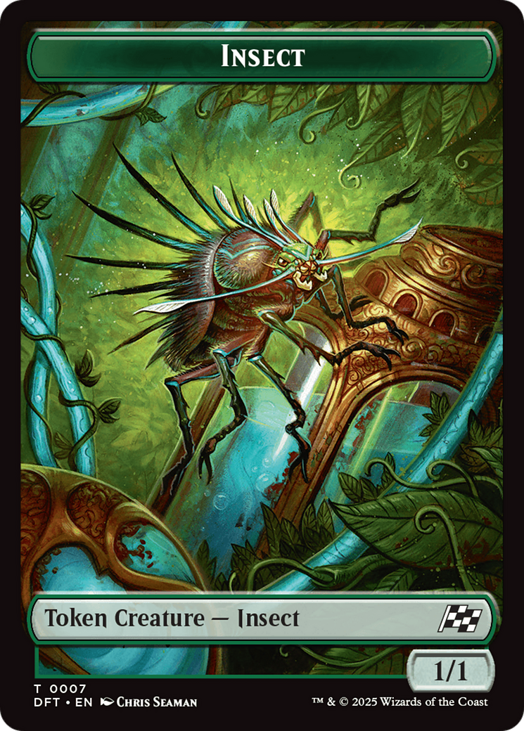 Insect // Elephant Double-Sided Token [Aetherdrift Tokens] | Card Merchant Takapuna
