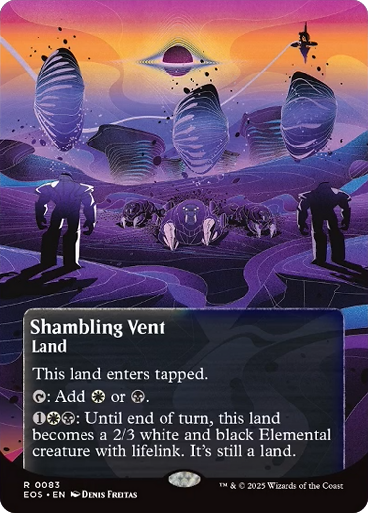 Shambling Vent (0083) (Borderless) [Edge of Eternities: Stellar Sights] | Card Merchant Takapuna