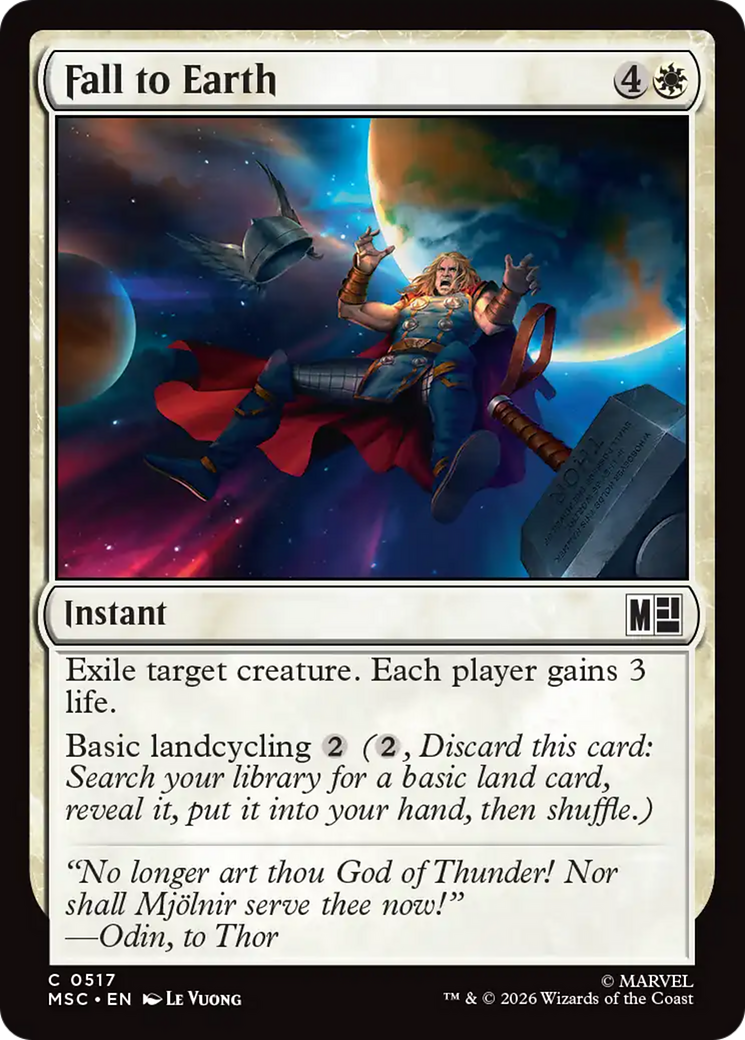 Fall to Earth [Marvel Super Heroes Commander] | Card Merchant Takapuna