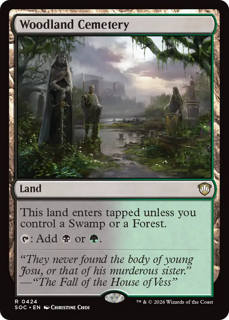 Woodland Cemetery [Secrets of Strixhaven Commander] | Card Merchant Takapuna
