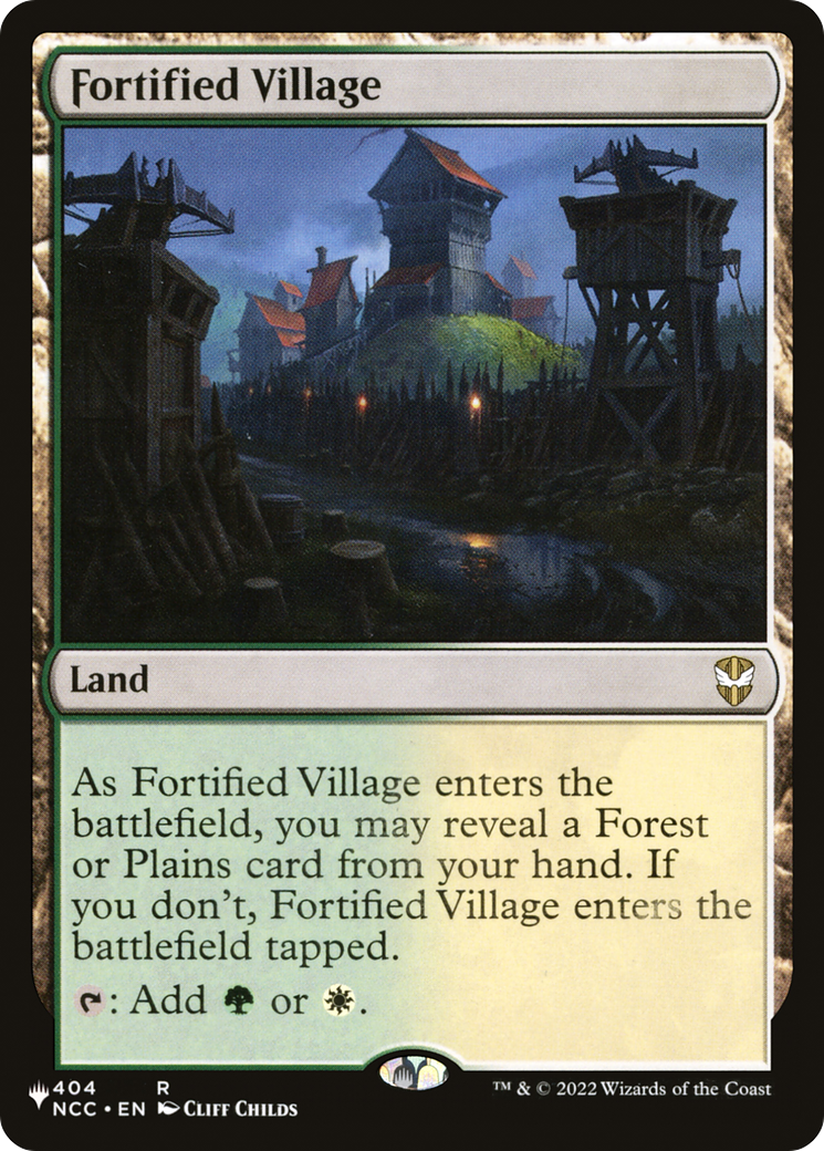 Fortified Village [The List] | Card Merchant Takapuna