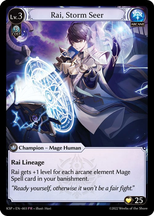 Rai, Storm Seer (3) [Promotional Cards] | Card Merchant Takapuna