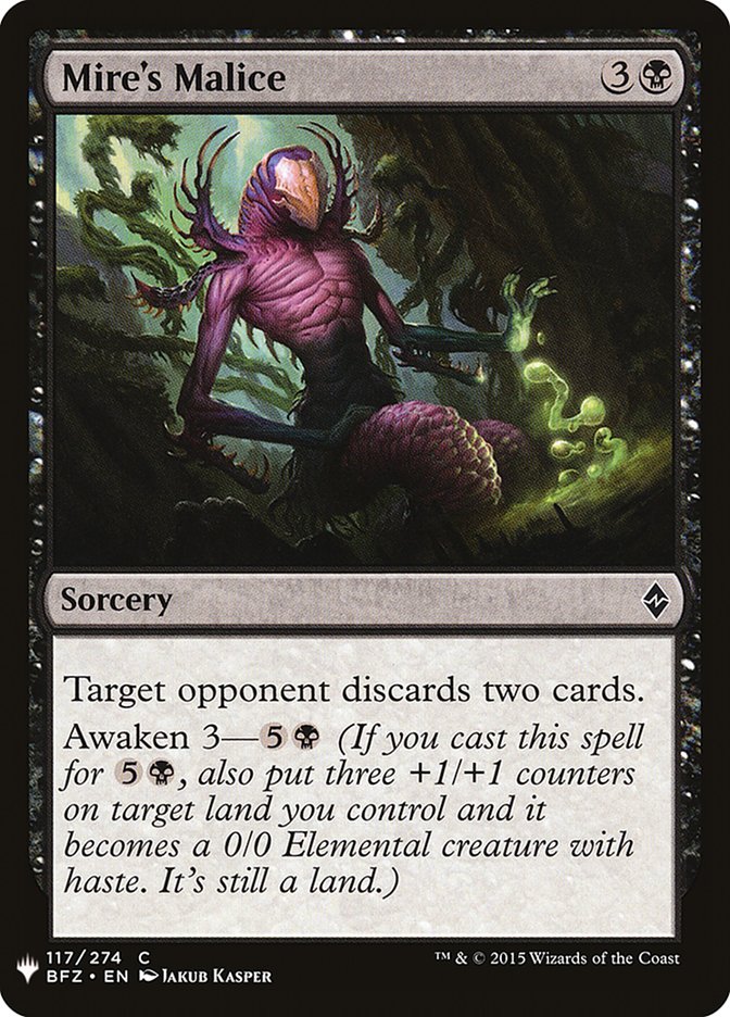 Mire's Malice [Mystery Booster] | Card Merchant Takapuna
