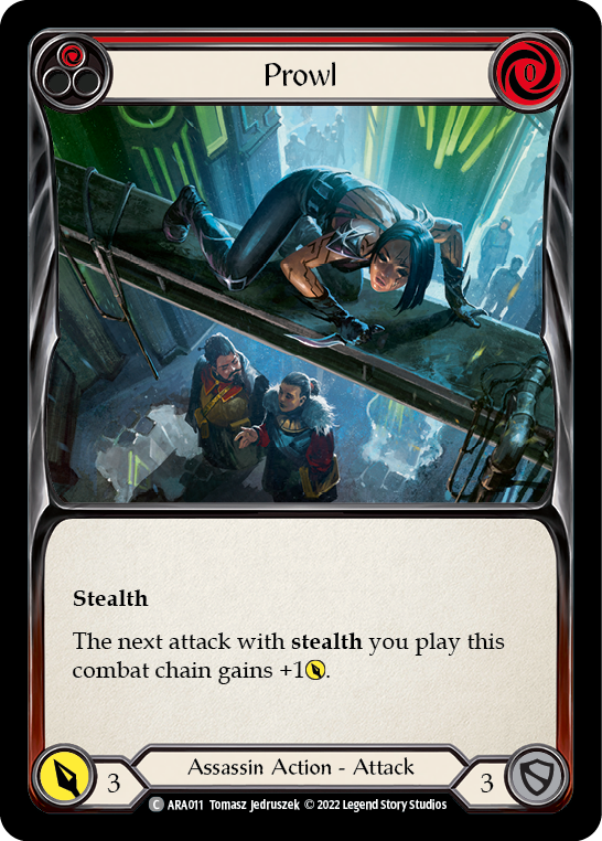 Prowl (Red) [ARA011] (Outsiders Arakni Blitz Deck) | Card Merchant Takapuna
