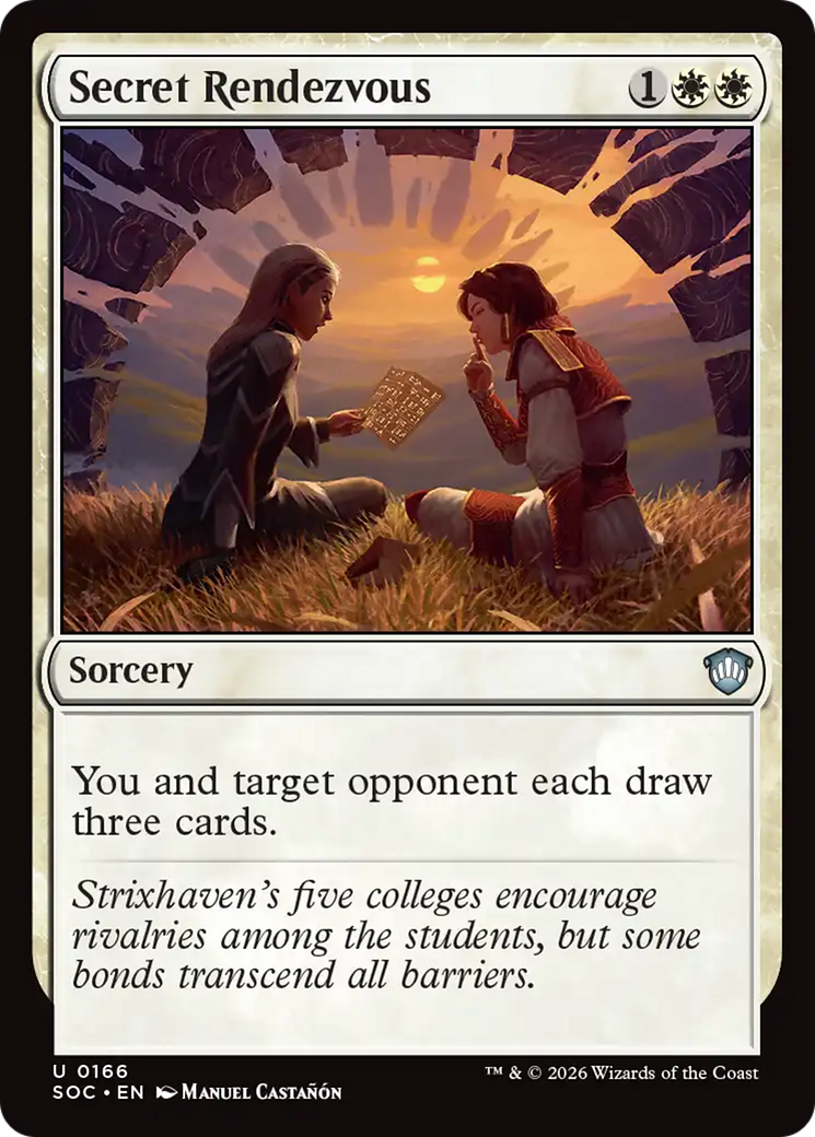 Secret Rendezvous [Secrets of Strixhaven Commander] | Card Merchant Takapuna