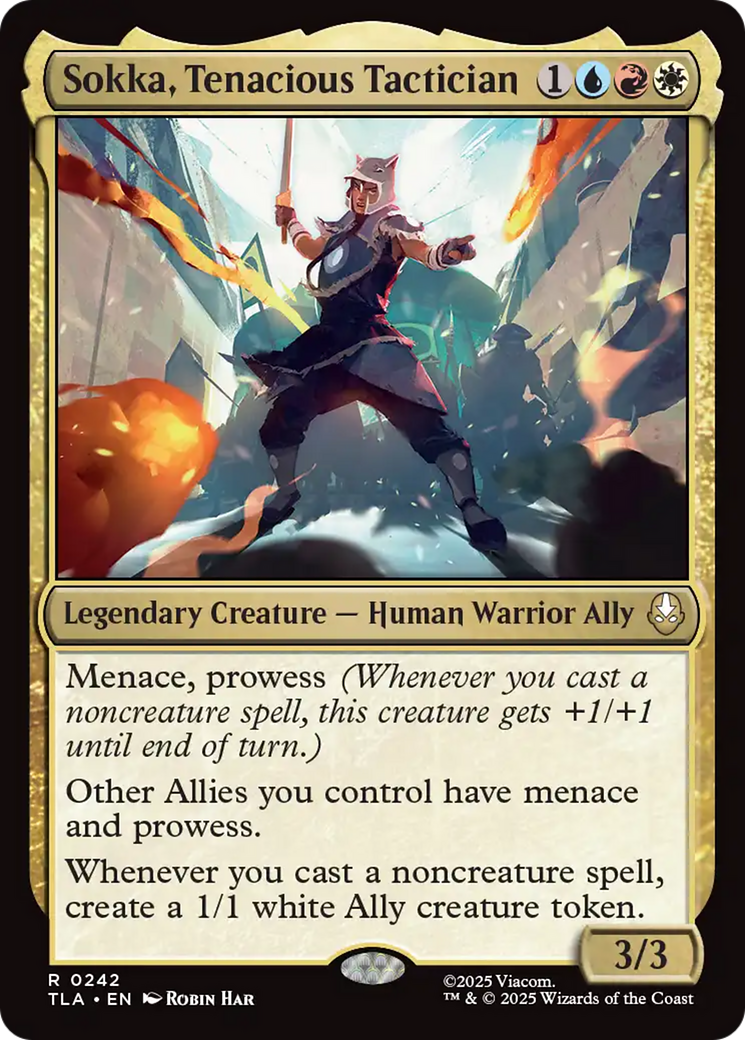 Sokka, Tenacious Tactician [Avatar: The Last Airbender] | Card Merchant Takapuna