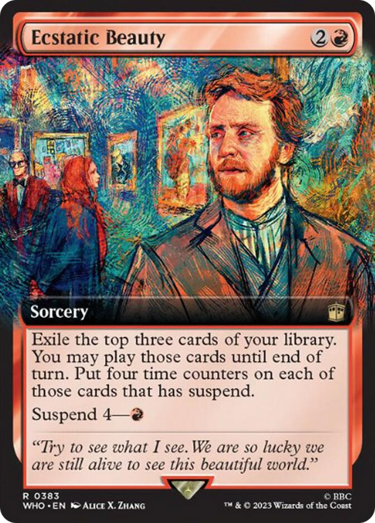 Ecstatic Beauty (Extended Art) [Doctor Who] | Card Merchant Takapuna