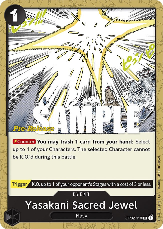Yasakani Sacred Jewel [Paramount War Pre-Release Cards] | Card Merchant Takapuna
