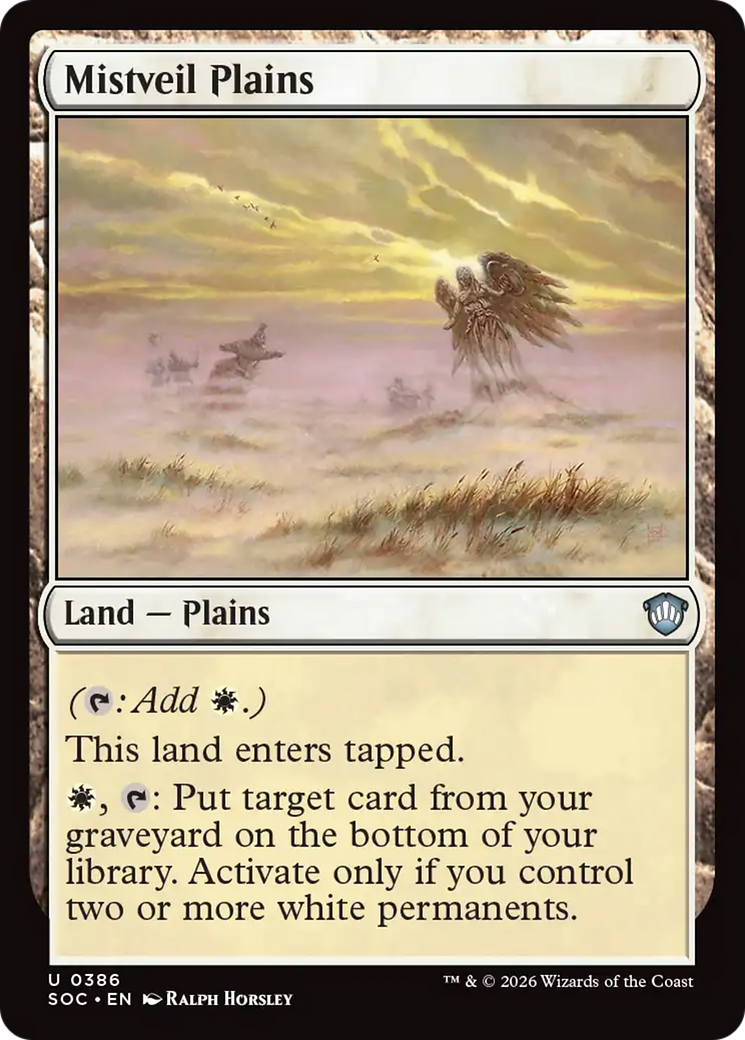 Mistveil Plains [Secrets of Strixhaven Commander] | Card Merchant Takapuna