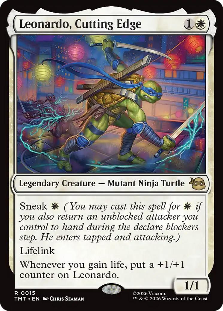 Leonardo, Cutting Edge [Teenage Mutant Ninja Turtles] | Card Merchant Takapuna