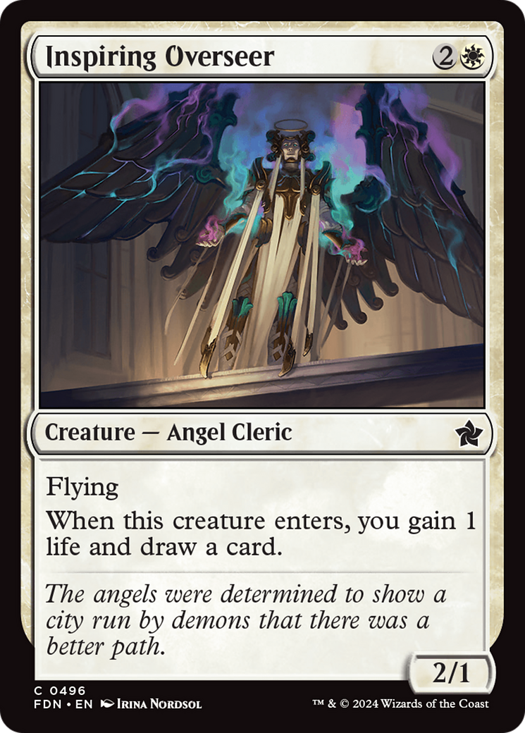 Inspiring Overseer [Foundations] | Card Merchant Takapuna