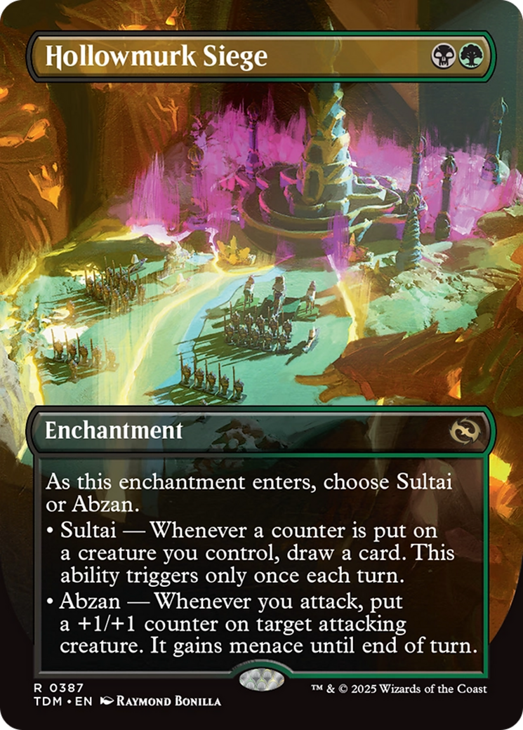 Hollowmurk Siege (Borderless) [Tarkir: Dragonstorm] | Card Merchant Takapuna