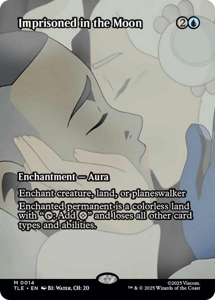 Imprisoned in the Moon (Borderless) [Avatar: The Last Airbender: Eternal-Legal] | Card Merchant Takapuna