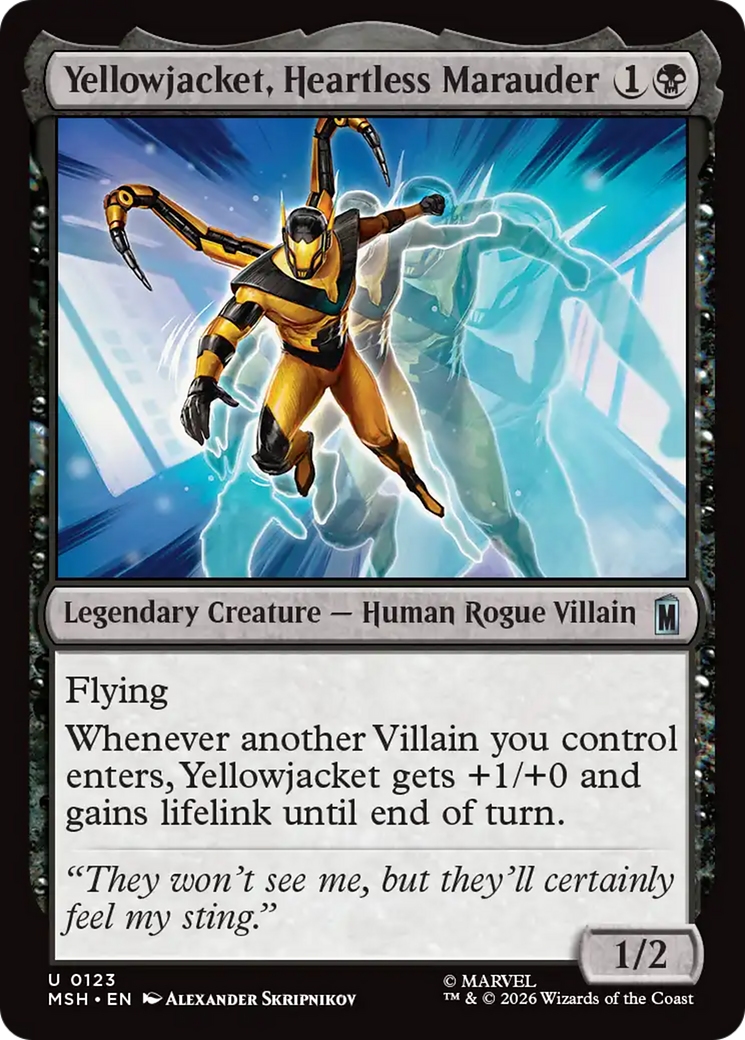 Yellowjacket, Heartless Marauder [Marvel Super Heroes] | Card Merchant Takapuna