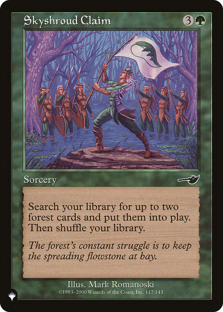 Skyshroud Claim [The List] | Card Merchant Takapuna