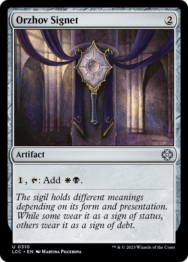 Orzhov Signet [The Lost Caverns of Ixalan Commander] | Card Merchant Takapuna