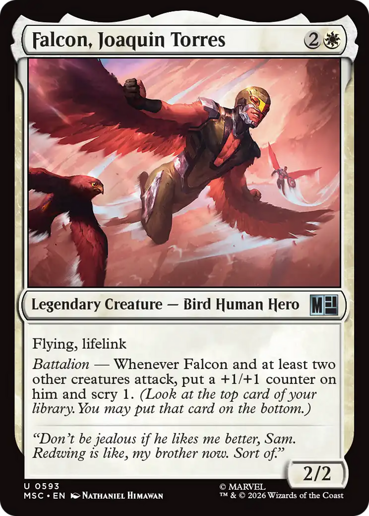 Falcon, Joaquin Torres [Marvel Super Heroes Commander] | Card Merchant Takapuna