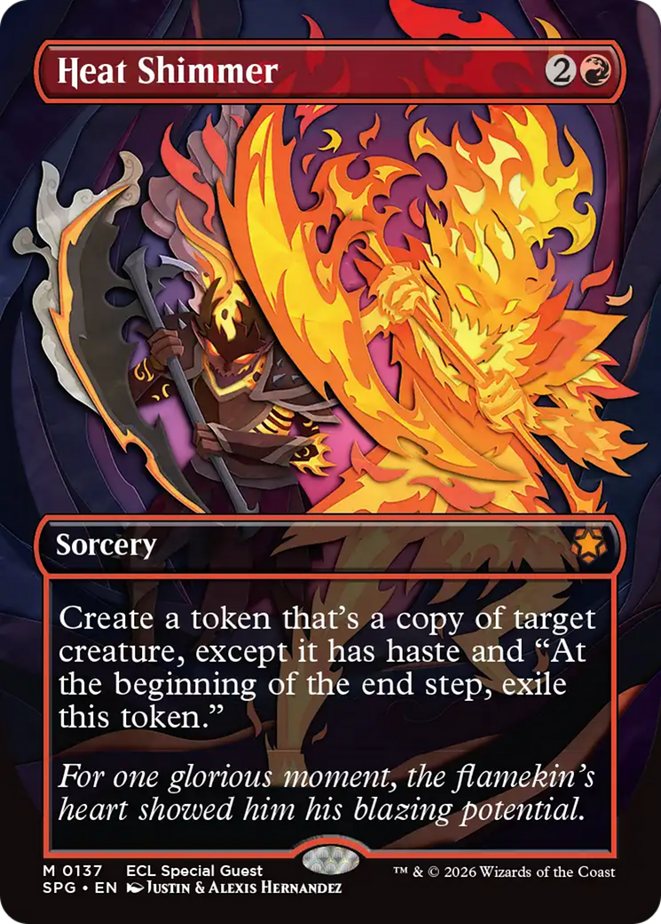 Heat Shimmer (Borderless) [Lorwyn Eclipsed Special Guests] | Card Merchant Takapuna