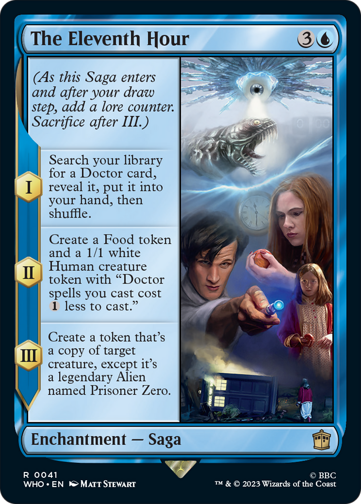 The Eleventh Hour [Doctor Who] | Card Merchant Takapuna