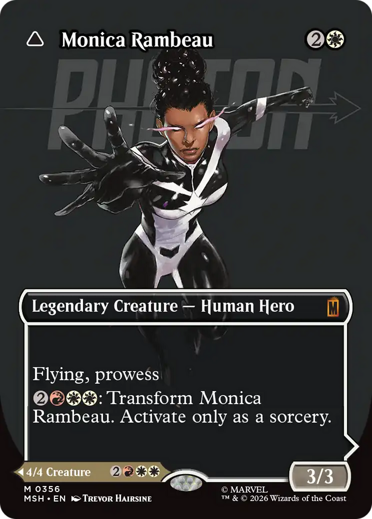 Monica Rambeau (Borderless) (0356) [Marvel Super Heroes] | Card Merchant Takapuna