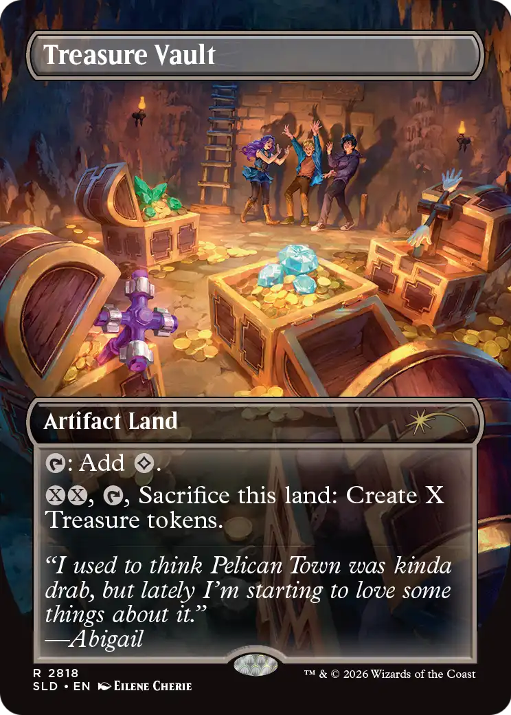Treasure Vault (Borderless) [The Hobbit: Eternal-Legal] | Card Merchant Takapuna
