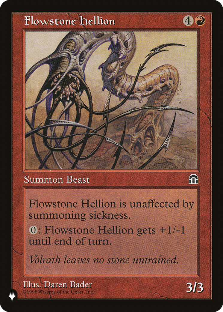 Flowstone Hellion [The List] | Card Merchant Takapuna