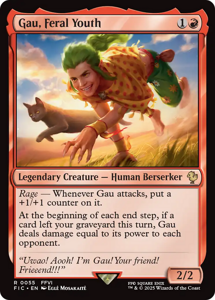 Gau, Feral Youth [FINAL FANTASY Commander] | Card Merchant Takapuna
