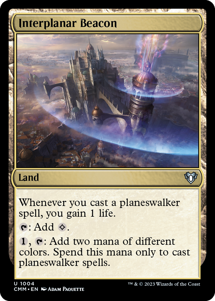 Interplanar Beacon [Commander Masters] | Card Merchant Takapuna