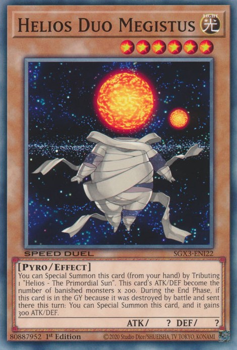 Helios Duo Megistus [SGX3-ENI22] Common | Card Merchant Takapuna