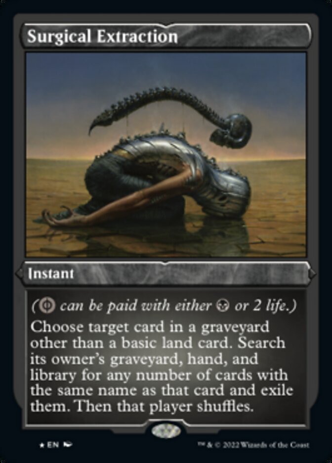Surgical Extraction (Foil Etched) [Double Masters 2022] | Card Merchant Takapuna