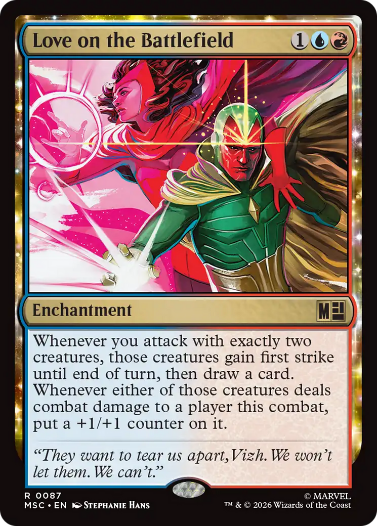 Love on the Battlefield (Surge Foil) [Marvel Super Heroes Commander] | Card Merchant Takapuna